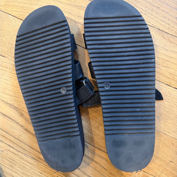 Steve Madden Black Slide Sandals - Picture 5 of 5